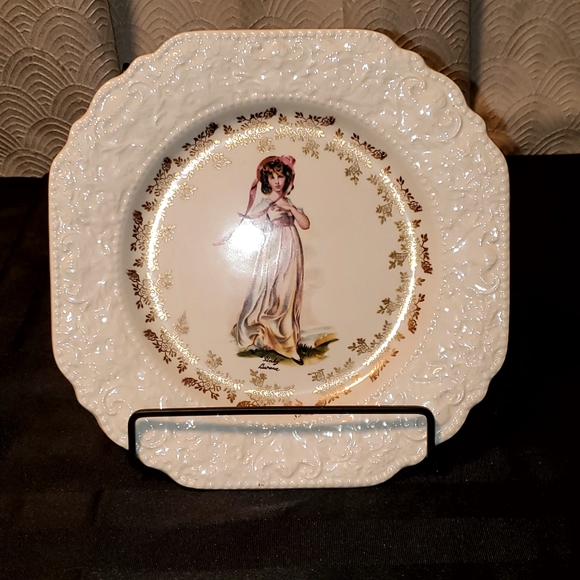 Lord Nelson Pottery "Blue Boy and Pinky Gainsborough" - Decorative Plate England - Picture 3 of 4